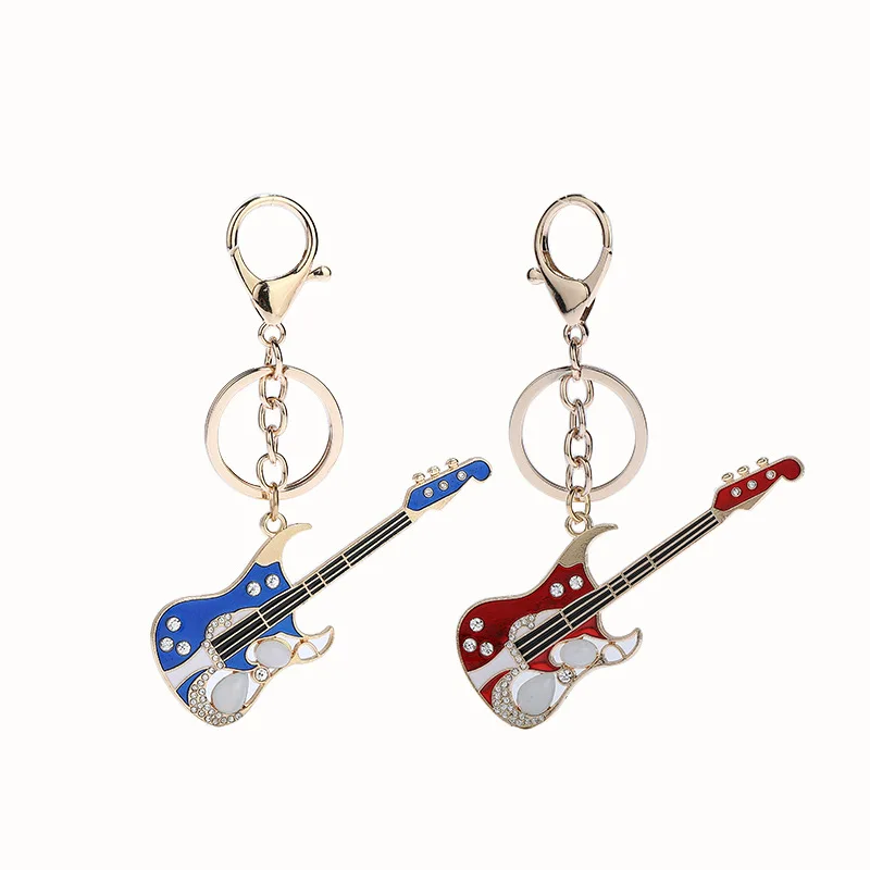 Creative Diamond Korean Version Couple Guitar Car Keychain Bag Hanging OrnamentsJewelry Birthday Gift Souvenir for Music Friends
Creative Diamond Korean Version Couple Guitar Car Keychain Bag Hanging OrnamentsJewelry Birthday Gift Souvenir for Music Friends