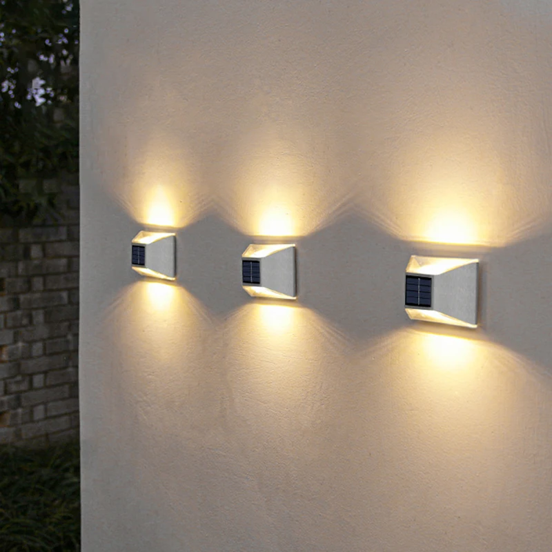 LED Solar Outdoor Wall Light Waterproof Stainless Steel Lighting Decor Light Garden Balcony Staircase Porch Garage Solar Lamp
LED Solar Outdoor Wall Light Waterproof Stainless Steel Lighting Decor Light Garden Balcony Staircase Porch Garage Solar Lamp