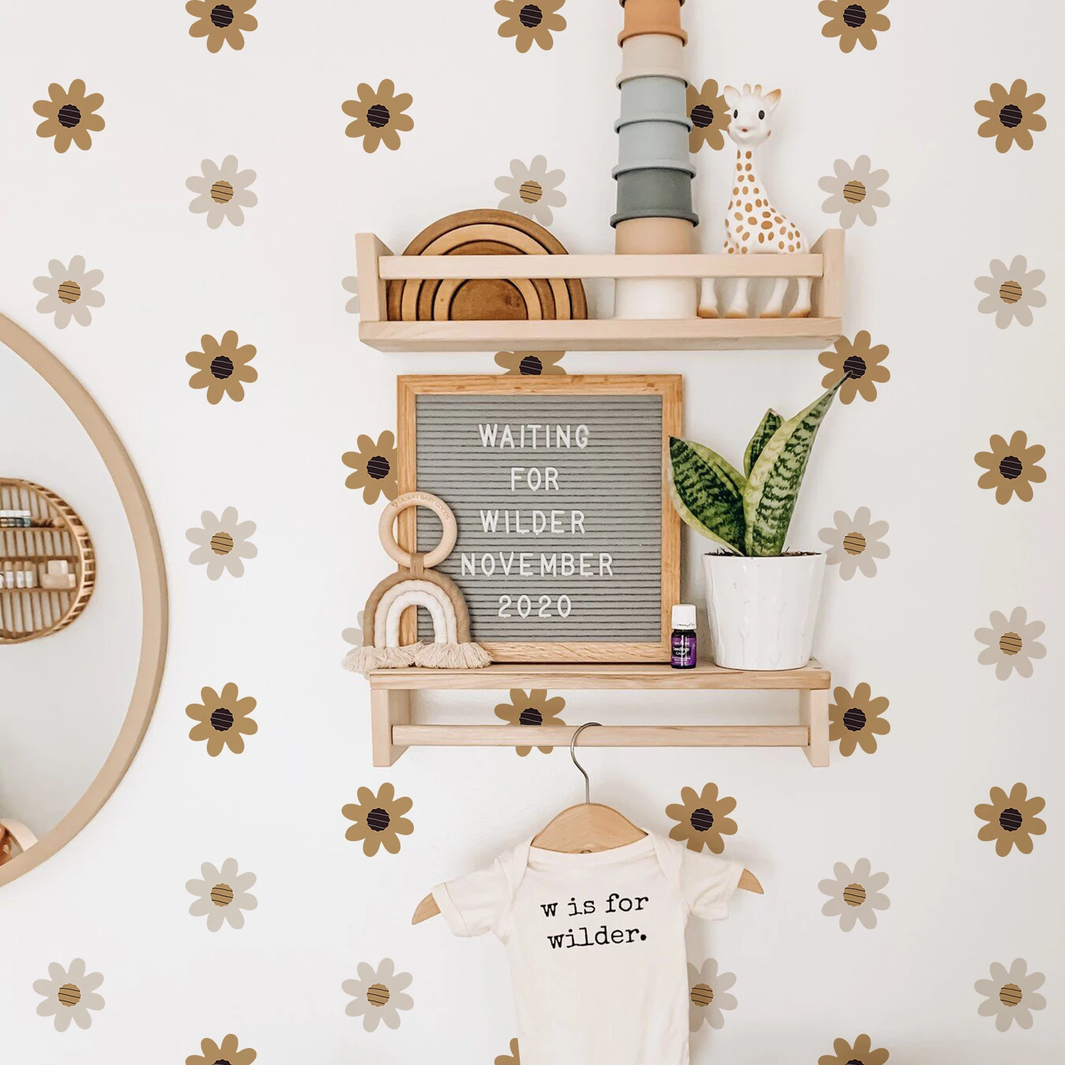 Waffle Daisy Wall Stickers for Kids Rooms Living Room Cartoon Floral Flowers Wall Paper Art Decals Modern Warm Decoration
Waffle Daisy Wall Stickers for Kids Rooms Living Room Cartoon Floral Flowers Wall Paper Art Decals Modern Warm Decoration