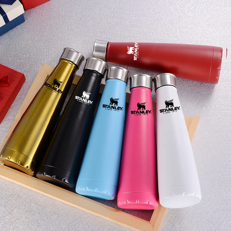 New Arrival Pyramid Cola Bottle Stainless Steel Stanley Sports Water Bottle Insulated Vacuum Drinking Flask 450ML Taper Kettles
New Arrival Pyramid Cola Bottle Stainless Steel Stanley Sports Water Bottle Insulated Vacuum Drinking Flask 450ML Taper Kettles