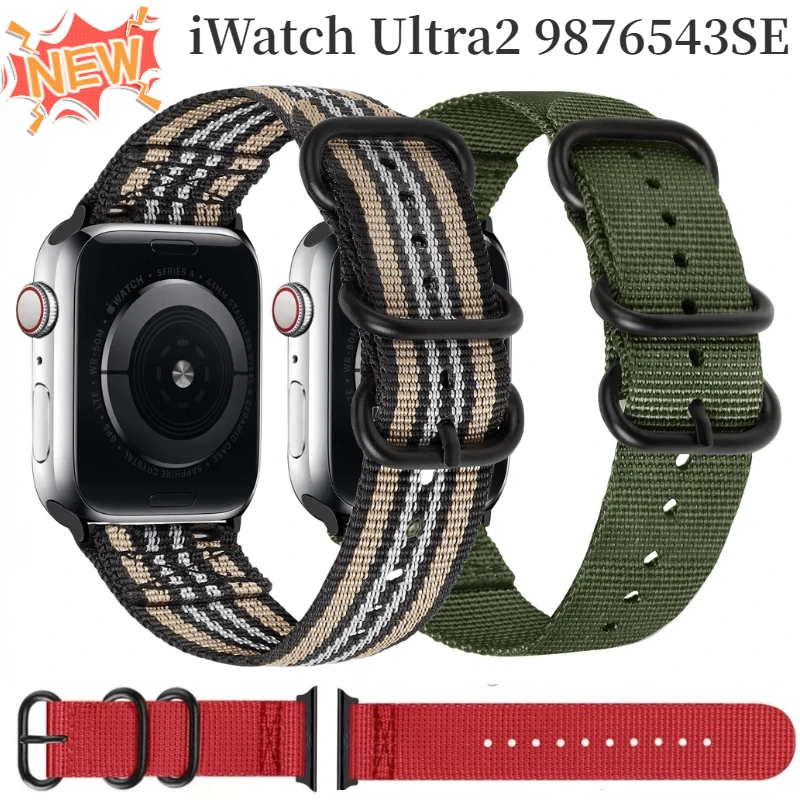 Ремешок нейлоновый для Apple Watch Band Ultra2 9 8 7 49 мм 45 мм 44 мм 40 мм 41 мм 42 мм
Ремешок нейлоновый для Apple Watch Band Ultra2 9 8 7 49 мм 45 мм 44 мм 40 мм 41 мм 42 мм