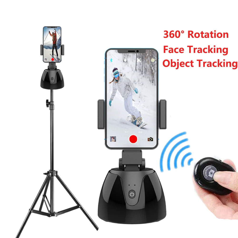 Auto Face Tracking Camera Gimbal Stabilizer Smart Shooting Holder 360 Rotation Tripod Selfie Stick for Live Vlog Video Recording
Auto Face Tracking Camera Gimbal Stabilizer Smart Shooting Holder 360 Rotation Tripod Selfie Stick for Live Vlog Video Recording