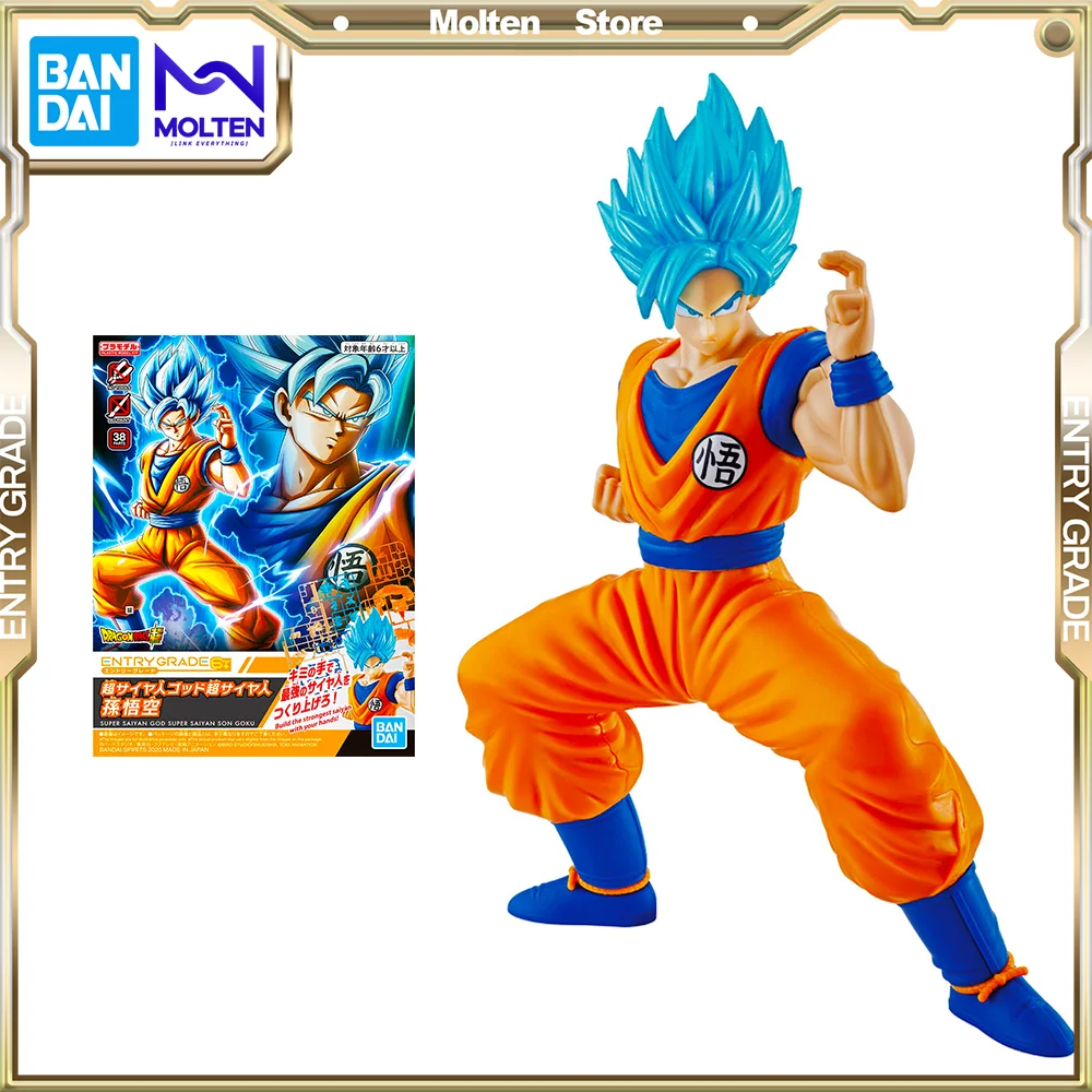 Bandai Original Dragon Ball Entry Grade Super Saiyan God Super Saiyan Son Goku Anime Action Figure Model Kit Assembly/Assembling 
Bandai Original Dragon Ball Entry Grade Super Saiyan God Super Saiyan Son Goku Anime Action Figure Model Kit Assembly/Assembling