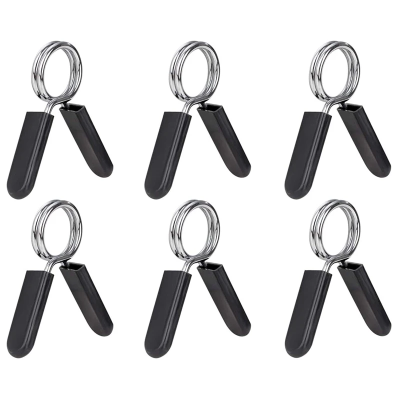 6 Pack 1 Inch (25 Mm) Barbell Clip Clamps-Dumbbell Spring Collars For Standard Weight Bar,Working Out,Strength Training
6 Pack 1 Inch (25 Mm) Barbell Clip Clamps-Dumbbell Spring Collars For Standard Weight Bar,Working Out,Strength Training