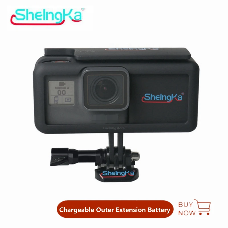 Sheingka 2300mAh Polymer Camera Outer Extension Battery BacPac Power Supply For GoPro Hero 5 6 Go Pro Hero 7 Black Accessories
Sheingka 2300mAh Polymer Camera Outer Extension Battery BacPac Power Supply For GoPro Hero 5 6 Go Pro Hero 7 Black Accessories