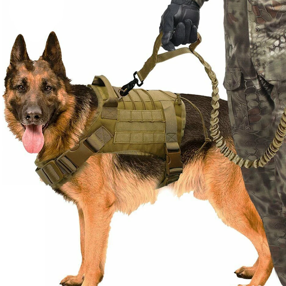 Dog With Dog For Handle Tactical Training Clothes Walking And Harness Molle Breathable Dog Sturdy Vest Military Military
Dog With Dog For Handle Tactical Training Clothes Walking And Harness Molle Breathable Dog Sturdy Vest Military Military