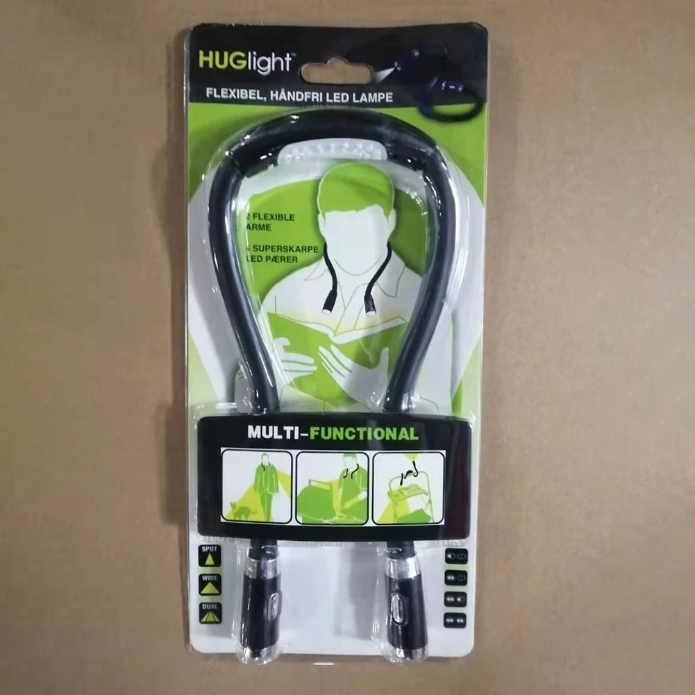 1pc Neck Light Portable Headband LED Tent Reading Light Lighting Book Lights Hanging Neck Lamp For Camping 4-stop Mode Flash
1pc Neck Light Portable Headband LED Tent Reading Light Lighting Book Lights Hanging Neck Lamp For Camping 4-stop Mode Flash
