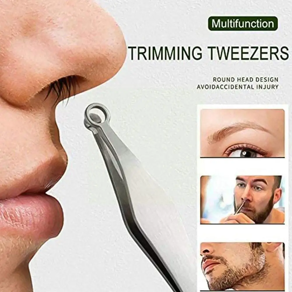 Universal Steel Round Tip Manual Nose Hair Trimming Tools Tweezers Eyebrow Scissors Nose Hair Trimmer For Men D2p1
Universal Steel Round Tip Manual Nose Hair Trimming Tools Tweezers Eyebrow Scissors Nose Hair Trimmer For Men D2p1