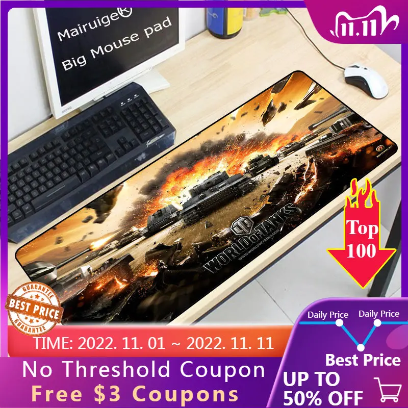 Mouse Pad World of Tanks Mousepad Gaming Mouse Mats Gamer Rug Surface for The Mouse Carpet Free Shipping Mouse Pads Playmat Xxl
Mouse Pad World of Tanks Mousepad Gaming Mouse Mats Gamer Rug Surface for The Mouse Carpet Free Shipping Mouse Pads Playmat Xxl