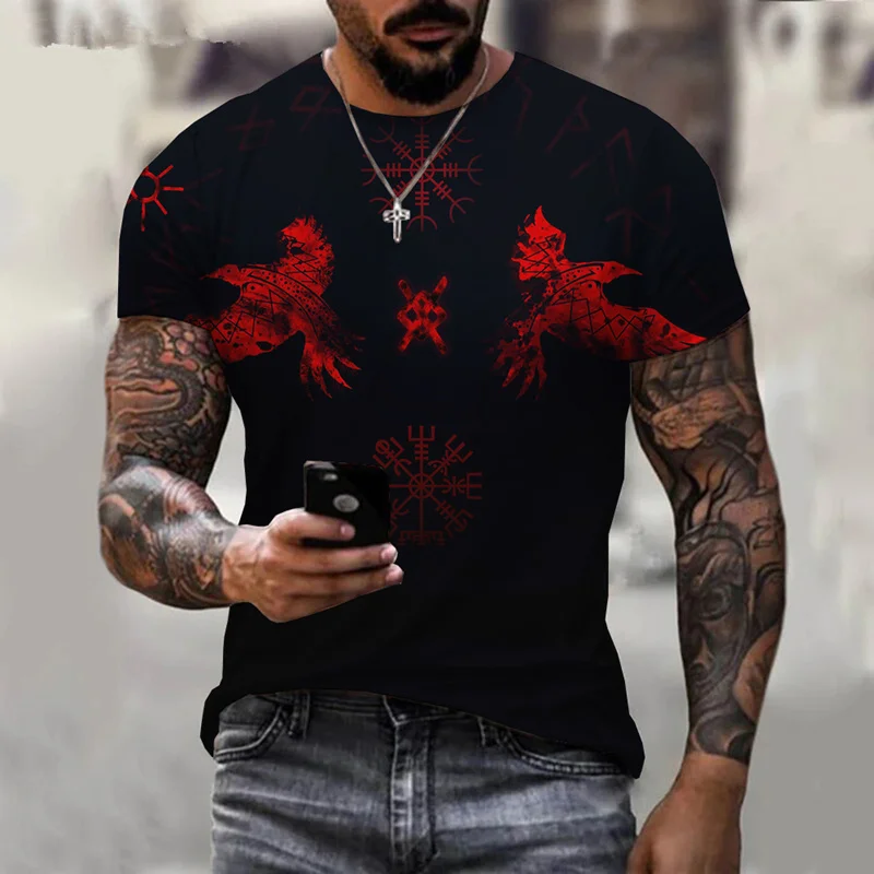 Fashion Viking Pattern 3D Printed T Shirt Men Women Summer Fashion Casual Short Sleeve Harajuku Streetwear T Shirt Tops
Fashion Viking Pattern 3D Printed T Shirt Men Women Summer Fashion Casual Short Sleeve Harajuku Streetwear T Shirt Tops