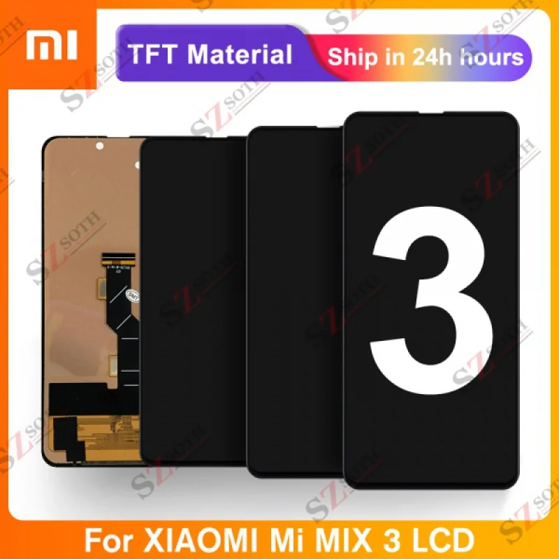6.39'' TFT LCD Screen For Xiaomi Mi Mix 3 LCD Display Touch Screen Digitizer Assembly Parts For Xiaomi MiMix3 Mi Mix3
6.39'' TFT LCD Screen For Xiaomi Mi Mix 3 LCD Display Touch Screen Digitizer Assembly Parts For Xiaomi MiMix3 Mi Mix3