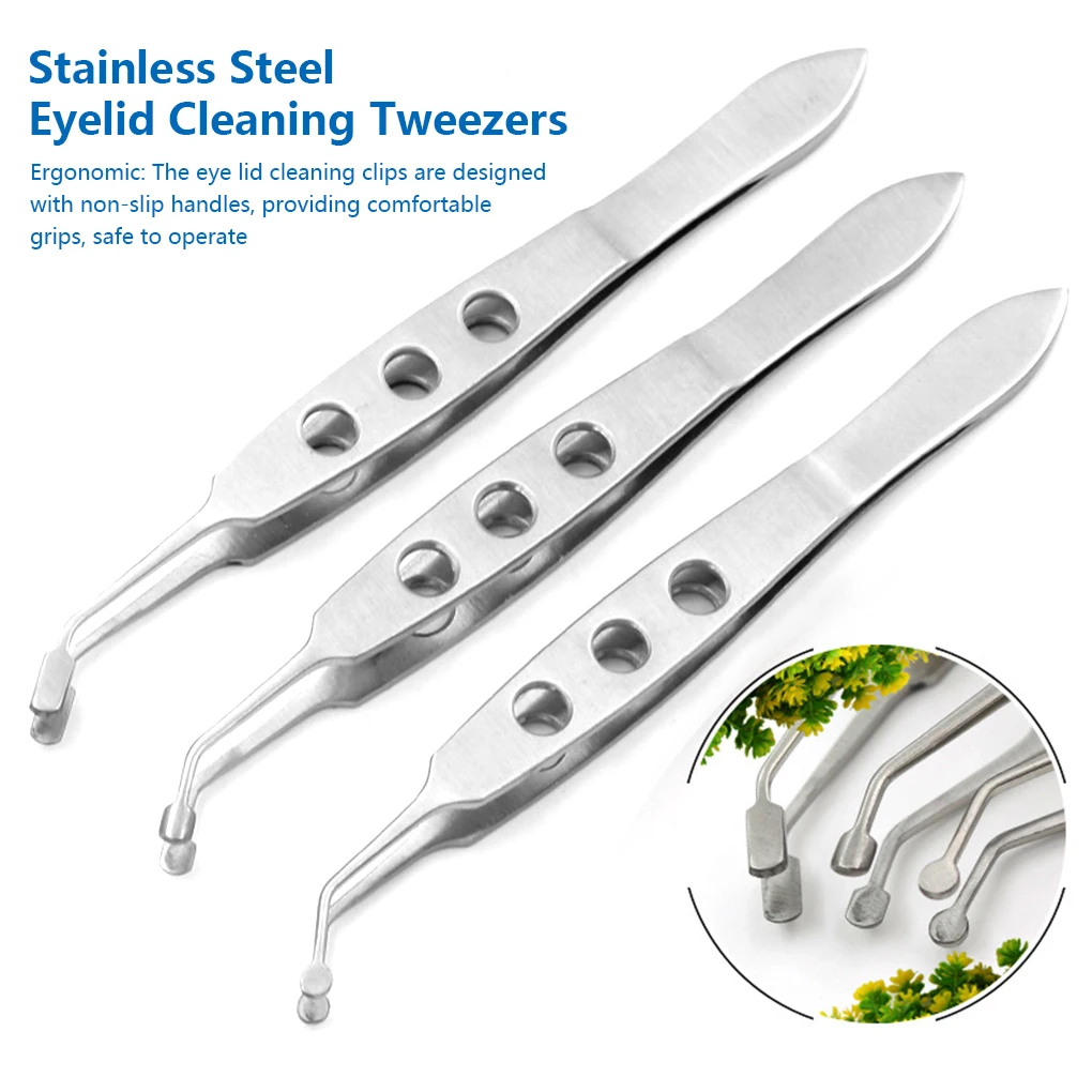 Eyelid Precision Tweezers Eye Clogging Removal Cleaning Clamps Portable Facial Tools with Non-Slip Handle Cosmetics Salon
Eyelid Precision Tweezers Eye Clogging Removal Cleaning Clamps Portable Facial Tools with Non-Slip Handle Cosmetics Salon