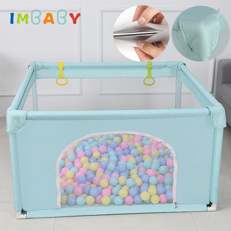 IMBABY манеж для детей, домашняя детская площадка, губка, защита от столкновений, безопасный забор, детский сухой бассейн с 50 шариками
IMBABY манеж для детей, домашняя детская площадка, губка, защита от столкновений, безопасный забор, детский сухой бассейн с 50 шариками