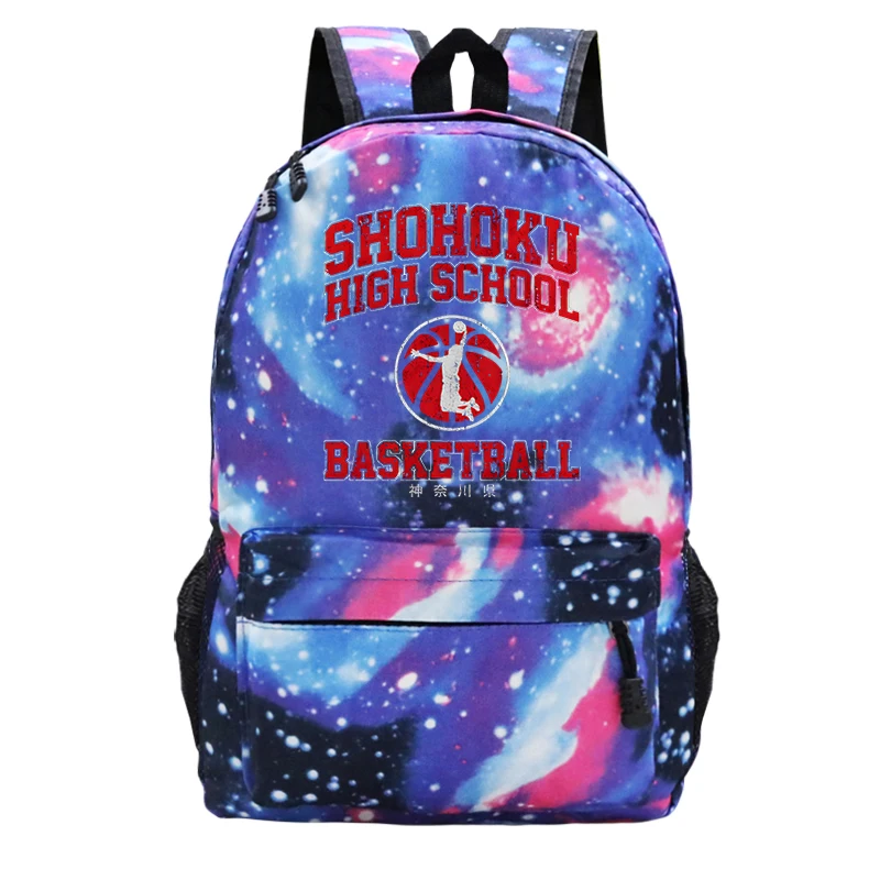 

Boys Girls Anime Slam Dunk Backpacks Teen Harajuku Comic Shohoku Hight School Basketball Schoolbags Women Men Laptop Backpacks
