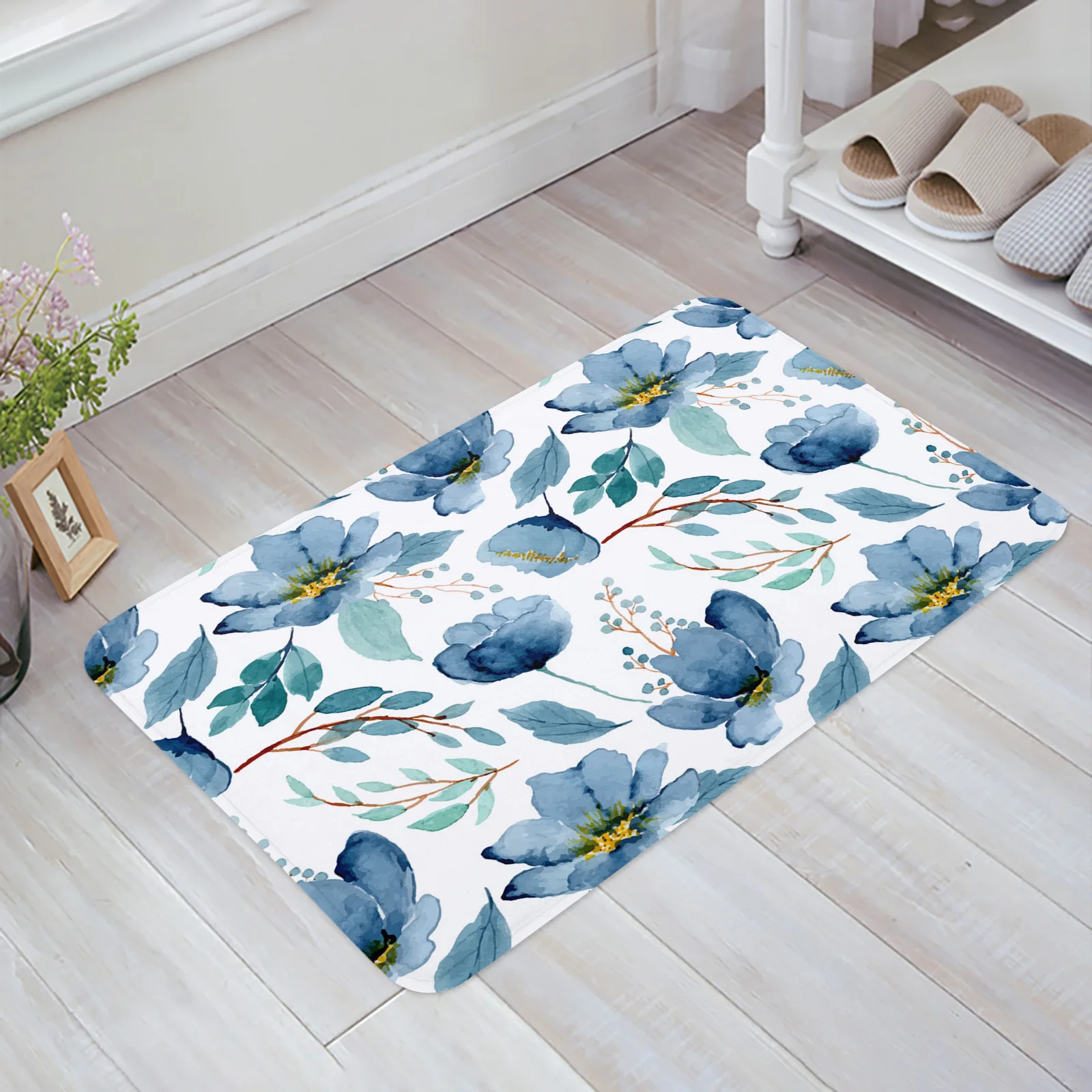 Summer Watercolor Flowers Entrance Door Mat Bedroom Kitchen Bathroom Mat Non-slip Door Mat Personality Home Decor 
Summer Watercolor Flowers Entrance Door Mat Bedroom Kitchen Bathroom Mat Non-slip Door Mat Personality Home Decor