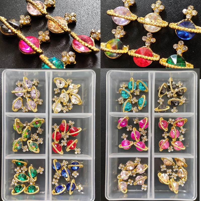 30Pcs Glass Luxury Nails Rhinestone Decoration,Gold,Sliver Planet Heart Accessories Top K9 Crystal Glass Gem Manicure Charms
30Pcs Glass Luxury Nails Rhinestone Decoration,Gold,Sliver Planet Heart Accessories Top K9 Crystal Glass Gem Manicure Charms