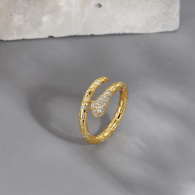 SIPENGJEL Fashion European and American Creative Personality Snake Ring Opening Adjustment Ring for Men and Women Jewelry
SIPENGJEL Fashion European and American Creative Personality Snake Ring Opening Adjustment Ring for Men and Women Jewelry