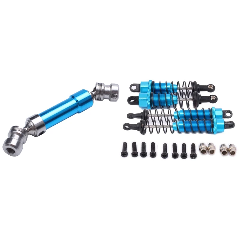 1Pcs Metal Rear Center Drive Shaft CVD Transmission Shaft With Metal Oil Filled Front & Rear Shock Absorber 
1Pcs Metal Rear Center Drive Shaft CVD Transmission Shaft With Metal Oil Filled Front & Rear Shock Absorber