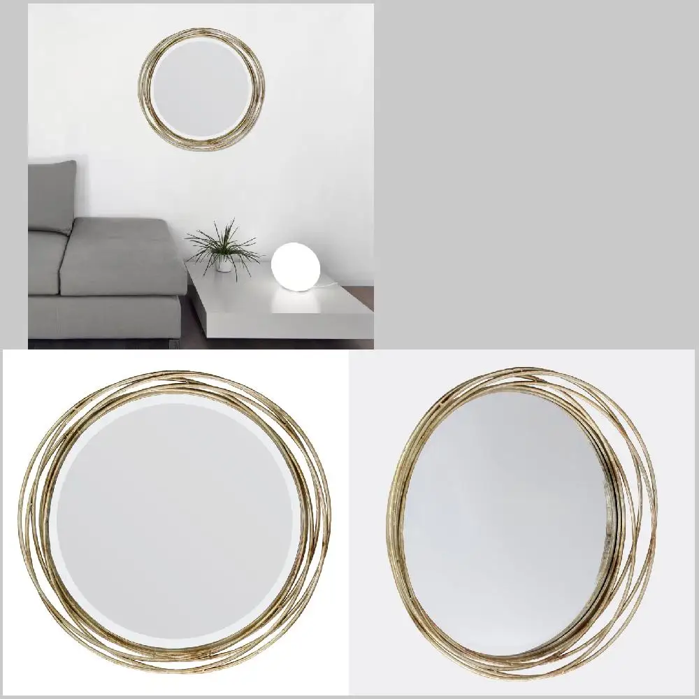 . Luxurious 17.13"x17.13" Metal Wall Mirror for Home & Office Decoration, 3.15" Depth, Perfect Decoration for Home & Office
. Luxurious 17.13"x17.13" Metal Wall Mirror for Home & Office Decoration, 3.15" Depth, Perfect Decoration for Home & Office