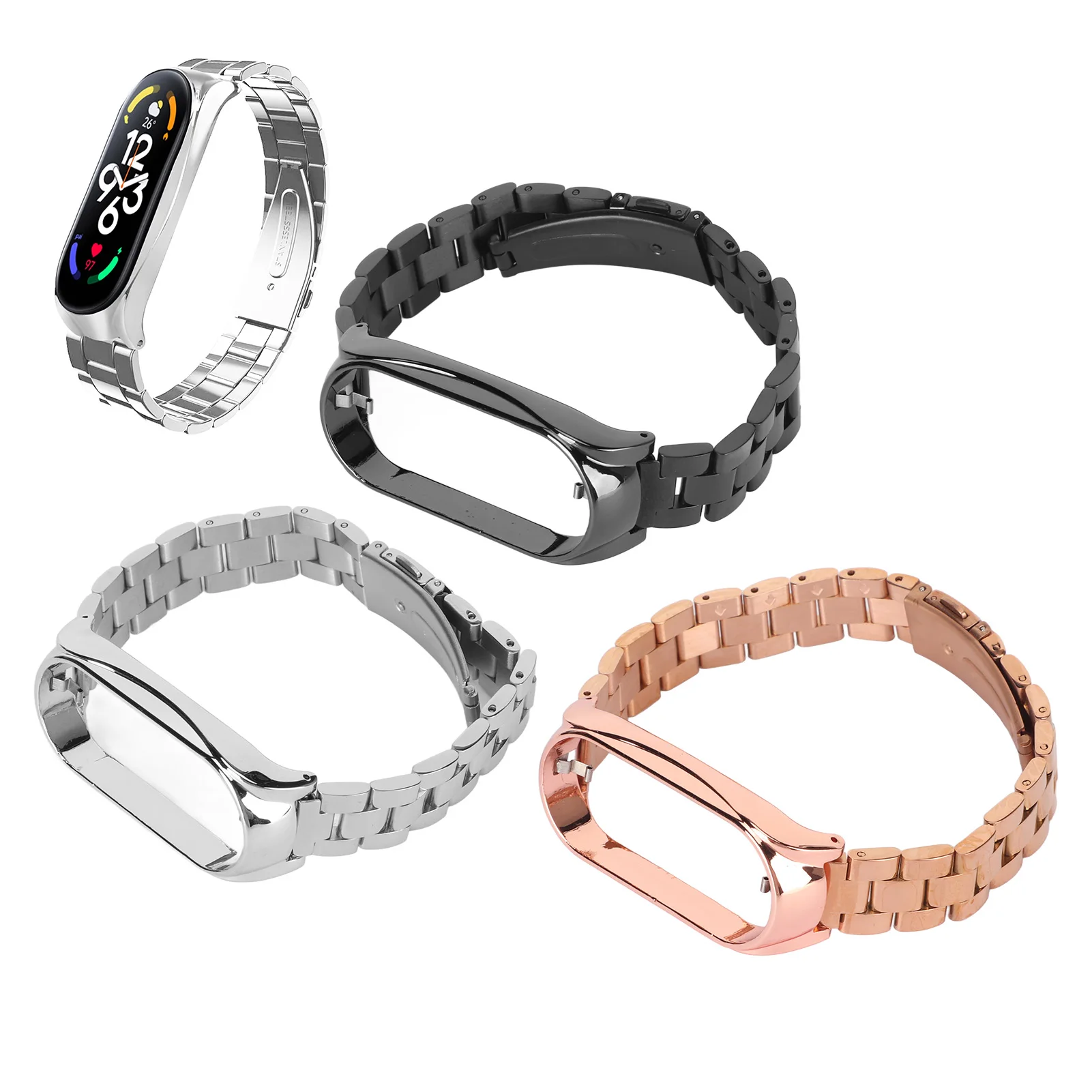 Smartwatch Wristbands Stainless Steel Solid Adjustable Protective Replacement Strap Watch Wristband for Mi 7 NFC
Smartwatch Wristbands Stainless Steel Solid Adjustable Protective Replacement Strap Watch Wristband for Mi 7 NFC