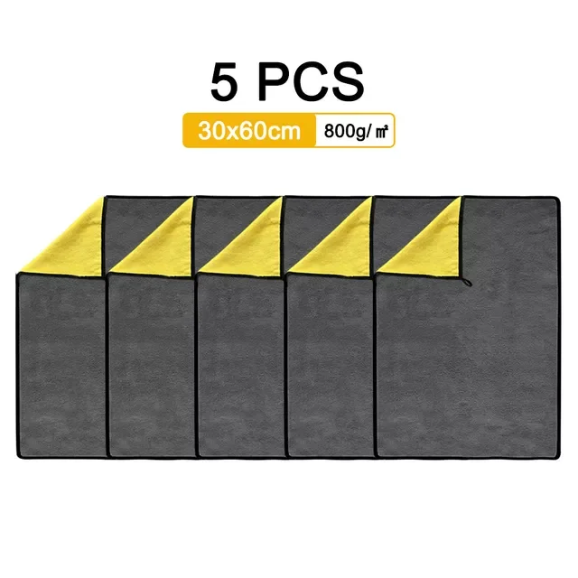 Cloths for Car Washing Detailing Polishing Drying Soft Absorbent Cleaning Towels Set (800 GSM)
Cloths for Car Washing Detailing Polishing Drying Soft Absorbent Cleaning Towels Set (800 GSM)