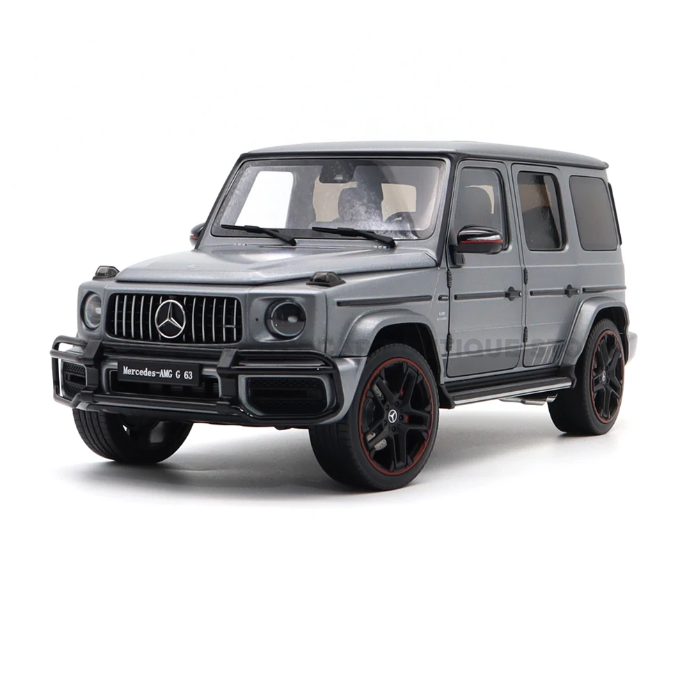 

1/18 MercedesAMG G63 2019 Designo Platinum Magno Almost Real Diecast Model Toys Car Gifts For Boyfriend Father Husband