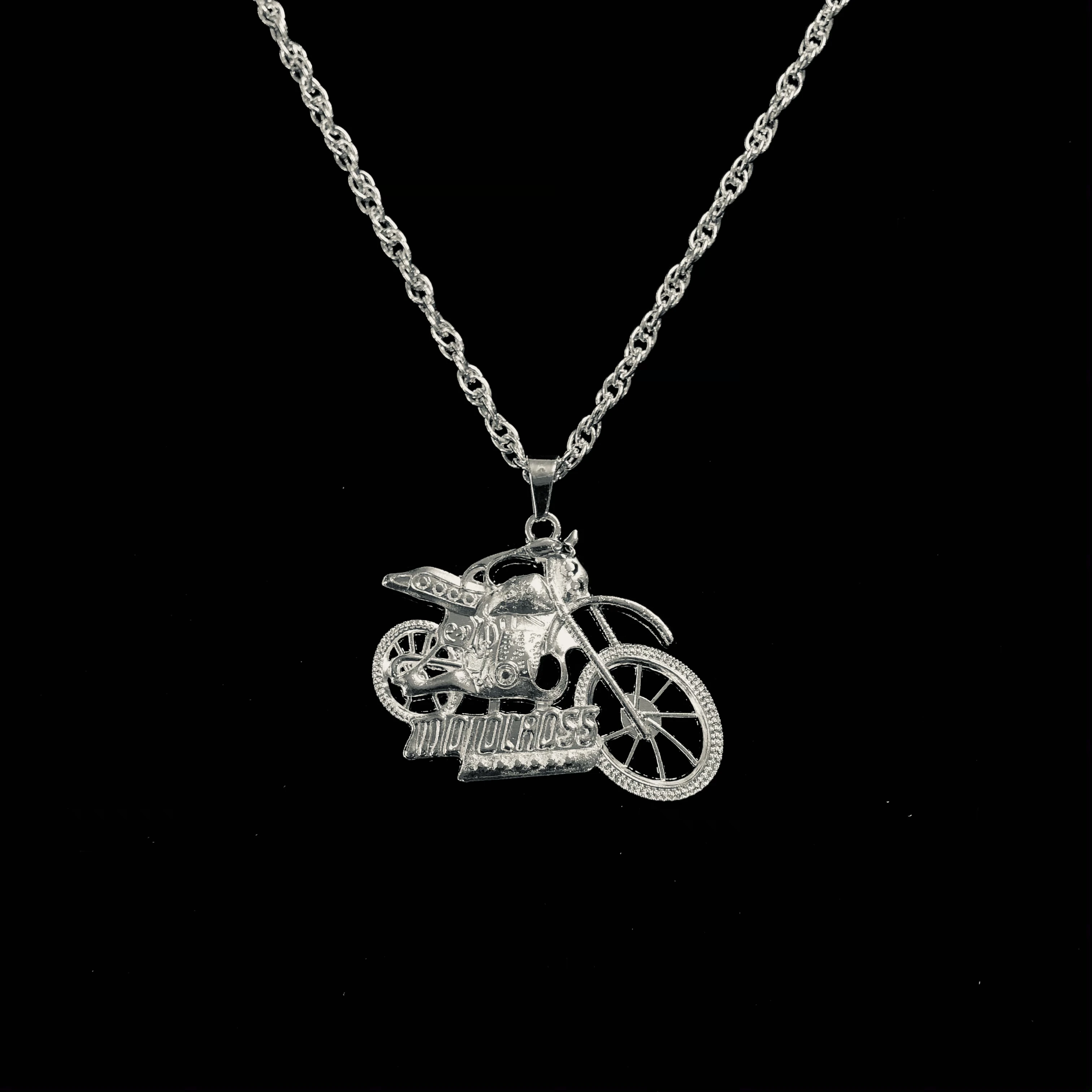 Rev Up Your Accessories Collection With This Motorcycle-Themed Hip Hop Necklace 
Rev Up Your Accessories Collection With This Motorcycle-Themed Hip Hop Necklace