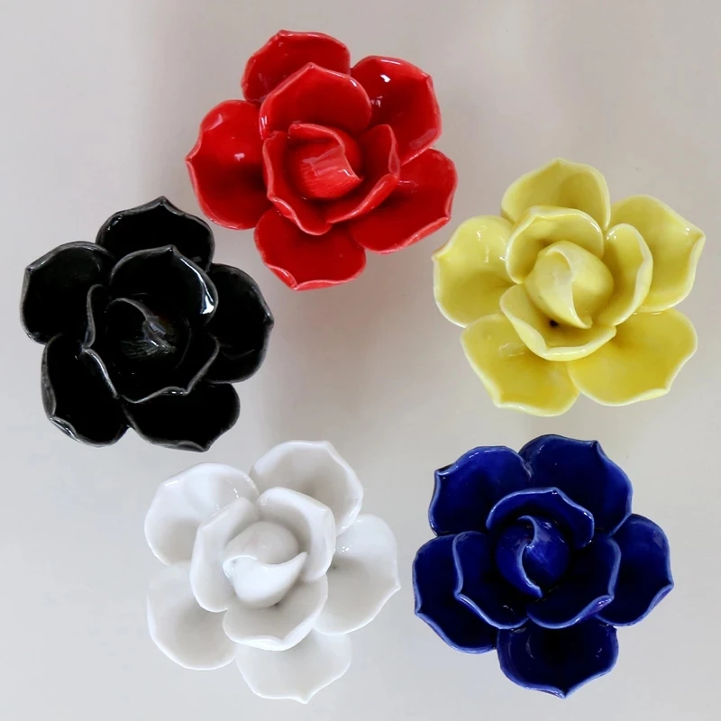 10pcs Colorful lotus Flower Cabinet Ceramic Knobs Dresser Handles Kitchen Granite Closet Door Pull
10pcs Colorful lotus Flower Cabinet Ceramic Knobs Dresser Handles Kitchen Granite Closet Door Pull