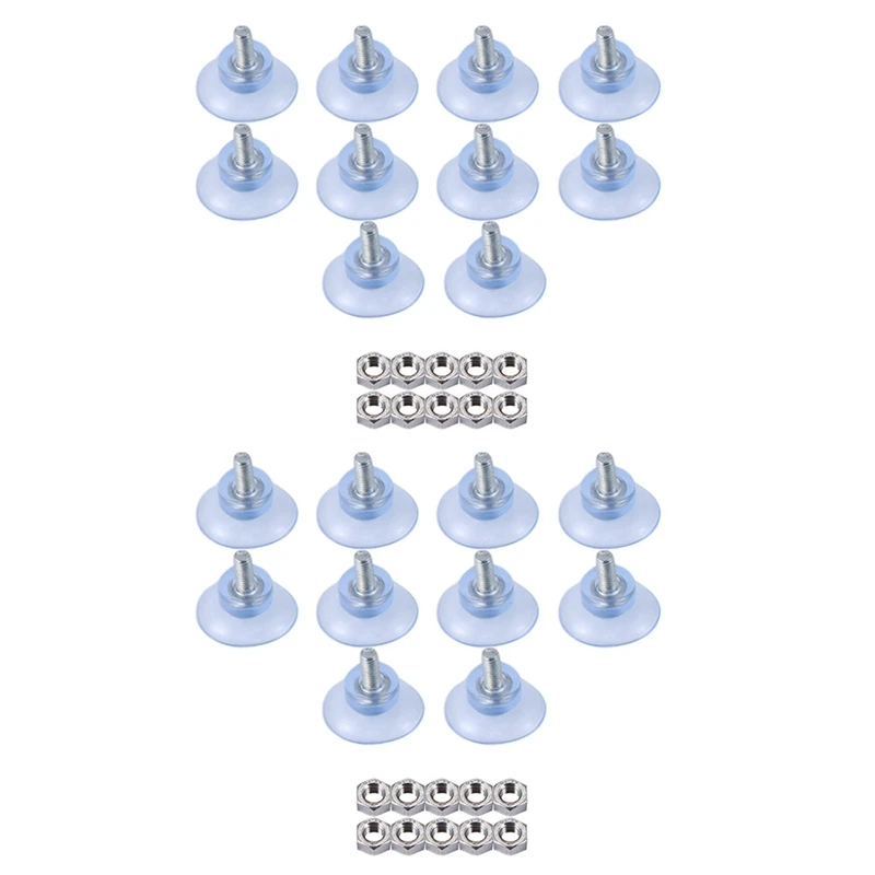 20 Pcs Rubber Strong Suction Cup Replacements For Glass Table Tops With M6 Screw
20 Pcs Rubber Strong Suction Cup Replacements For Glass Table Tops With M6 Screw