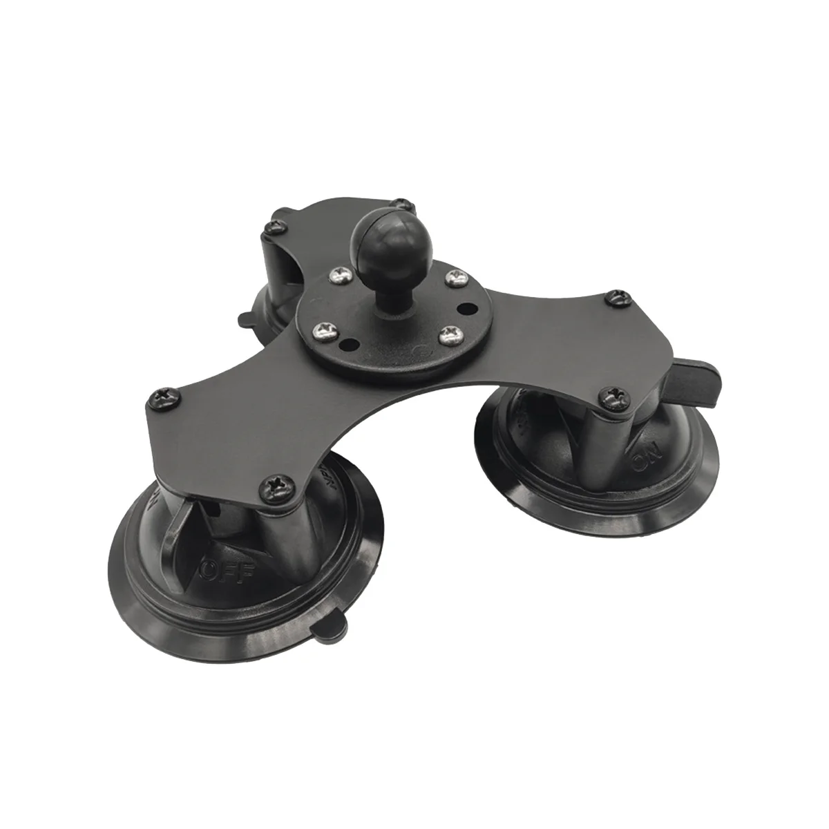 Ballhead Car Window Twist-Lock Triple Suction Cup Base with AMPS Hole Ball Mount for Gopro Camera Smartphone
Ballhead Car Window Twist-Lock Triple Suction Cup Base with AMPS Hole Ball Mount for Gopro Camera Smartphone
