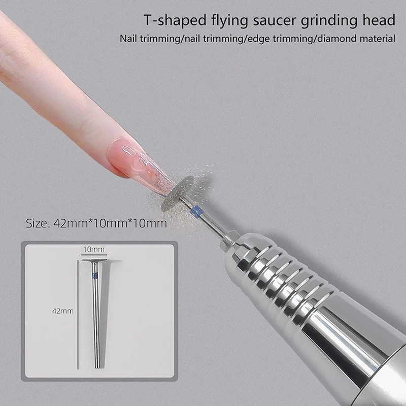 

Т-образная Шлифовальная головка для маникюра и педикюра, инструменты для удаления кутикулы на ногтях, аксессуары для дизайна ногтей