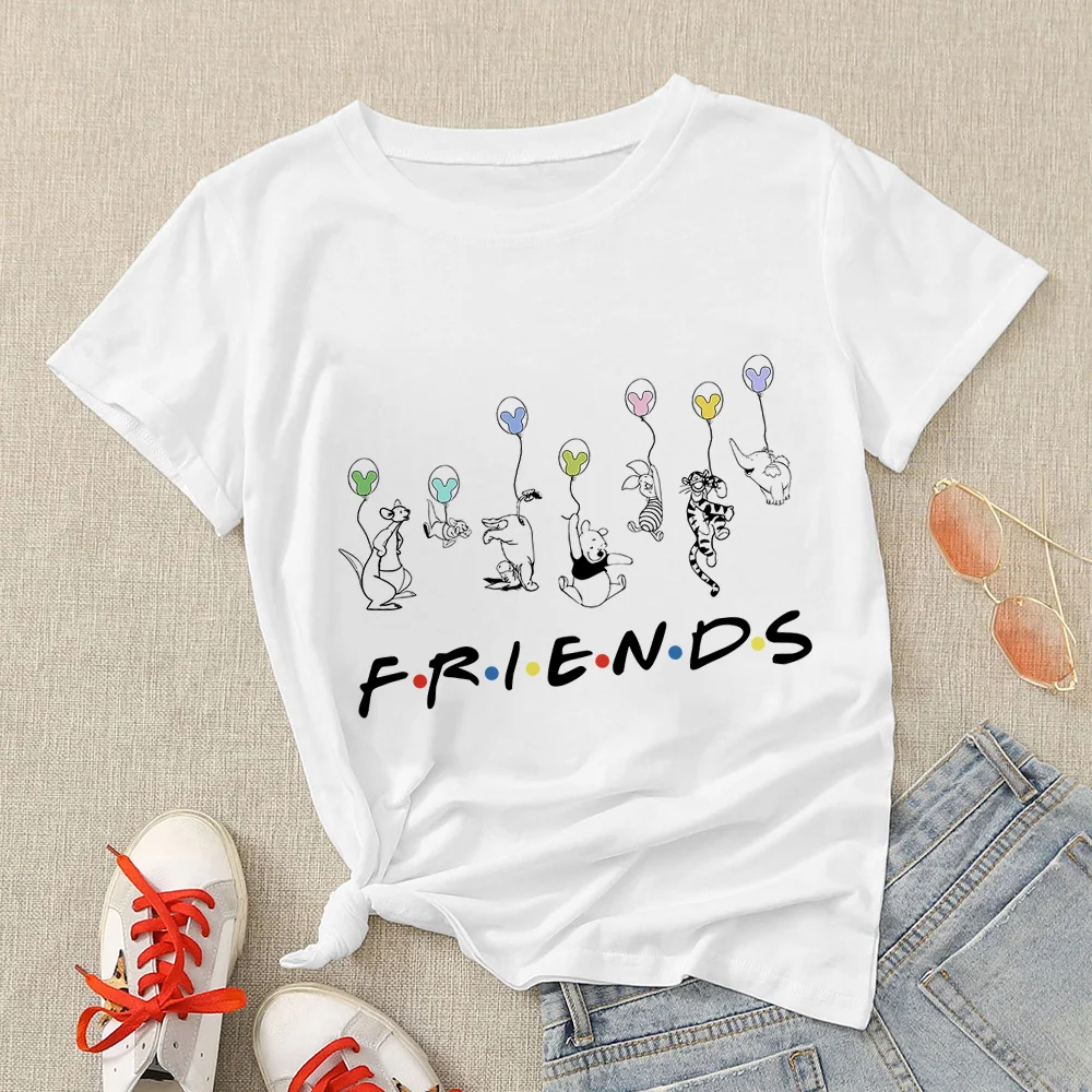 Disney Friend Series Print White Women T-Shirt Roo Winnie Tigger Minimalist Graphic Female S-3XL Size T Shirt Exquisite Lady Tee
Disney Friend Series Print White Women T-Shirt Roo Winnie Tigger Minimalist Graphic Female S-3XL Size T Shirt Exquisite Lady Tee