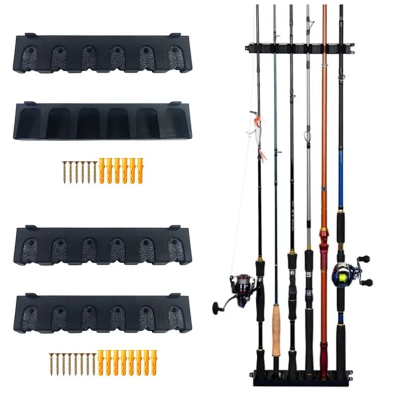 Fishing Vertical 6/8Rod Rack Fishing Pole Holder Rod Holders Wall Mount Modular For Garage Fish Pole Display Stand Fixed Frame
Fishing Vertical 6/8Rod Rack Fishing Pole Holder Rod Holders Wall Mount Modular For Garage Fish Pole Display Stand Fixed Frame