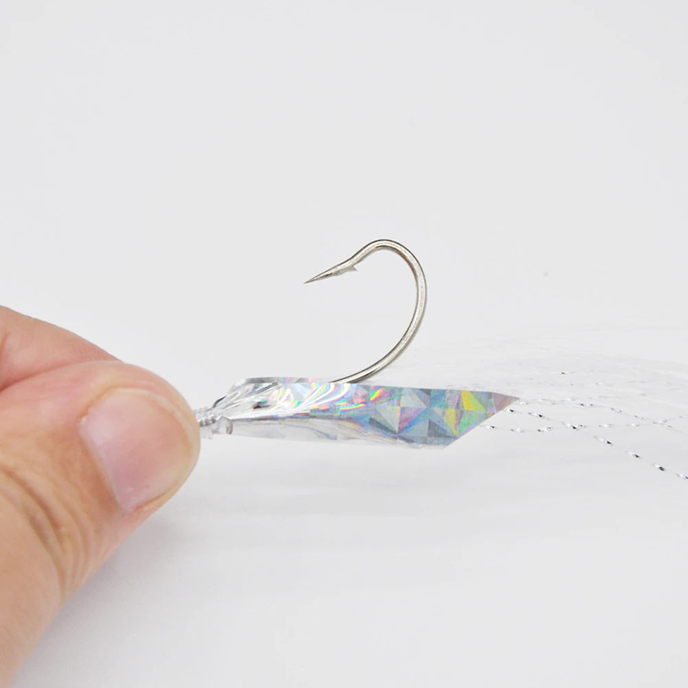 100% Brand New Outdoor Bait Jigs Fishing 0.5mm/80mm Supporting String 0.6mm/150cm Main String 3/0# 5 Pcs/Pack 9g
100% Brand New Outdoor Bait Jigs Fishing 0.5mm/80mm Supporting String 0.6mm/150cm Main String 3/0# 5 Pcs/Pack 9g