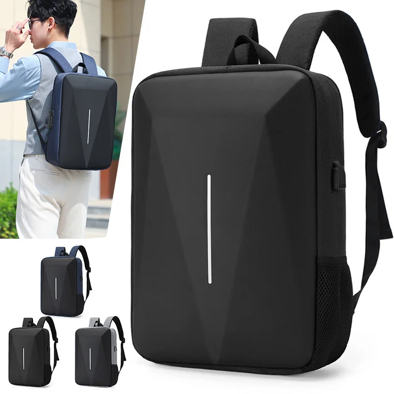 Black PC Hard Shell Bag Leisure Commuting Waterproof Lightweight Business Backpack Men's Backpack Anti-theft Lock Computer Bag
Black PC Hard Shell Bag Leisure Commuting Waterproof Lightweight Business Backpack Men's Backpack Anti-theft Lock Computer Bag