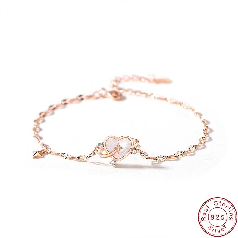CYJ European 100% S925 Sterling Silver Bracelet AAA CZ Heart Love Stars For Women Birthday Party Gift Jewelry
CYJ European 100% S925 Sterling Silver Bracelet AAA CZ Heart Love Stars For Women Birthday Party Gift Jewelry
