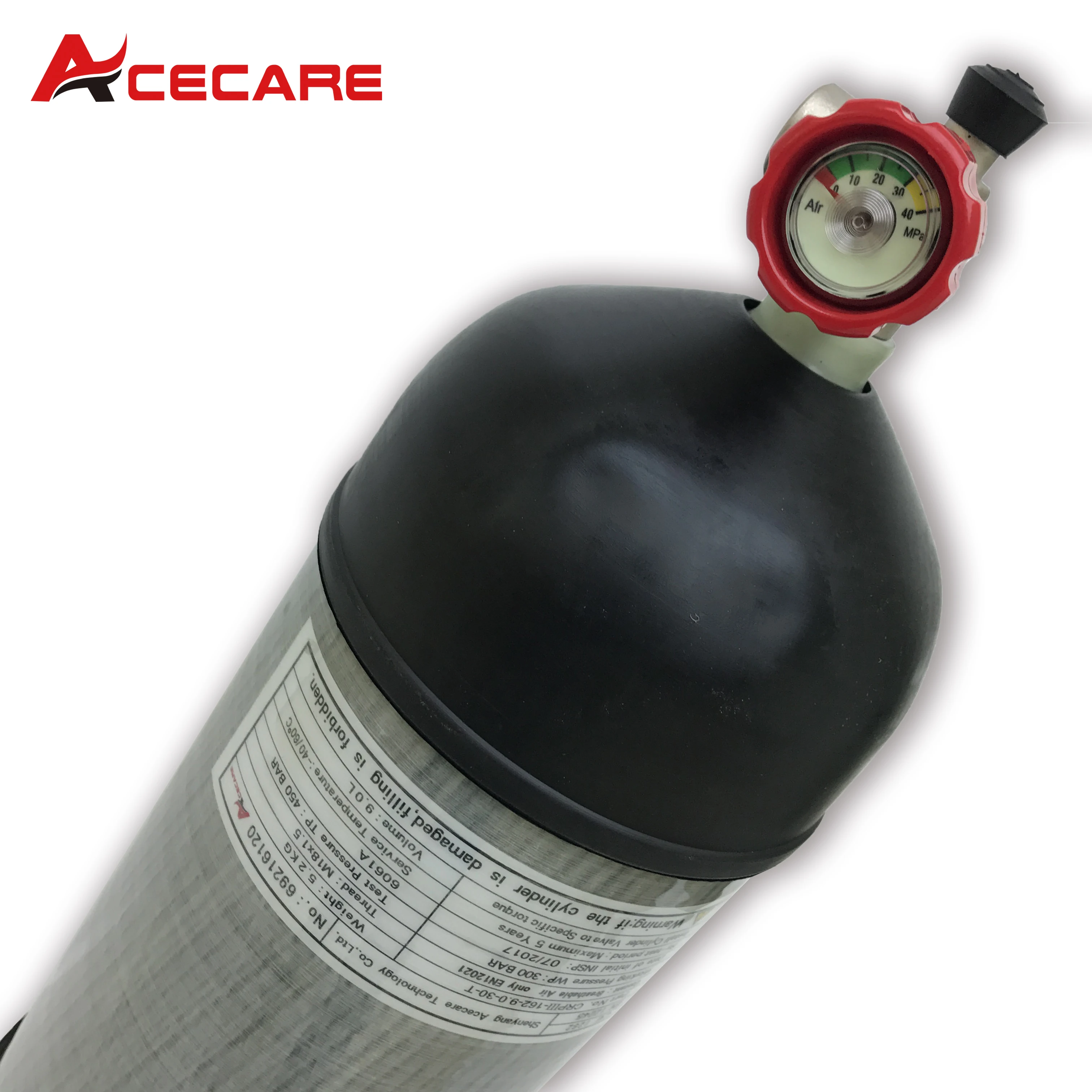 ACECARE 9L CE 300Bar баллон из углеродного волокна, баллон для сжатого воздуха с красным манометром клапана и резиновые защитные сапоги для дайвинга
ACECARE 9L CE 300Bar баллон из углеродного волокна, баллон для сжатого воздуха с красным манометром клапана и резиновые защитные сапоги для дайвинга