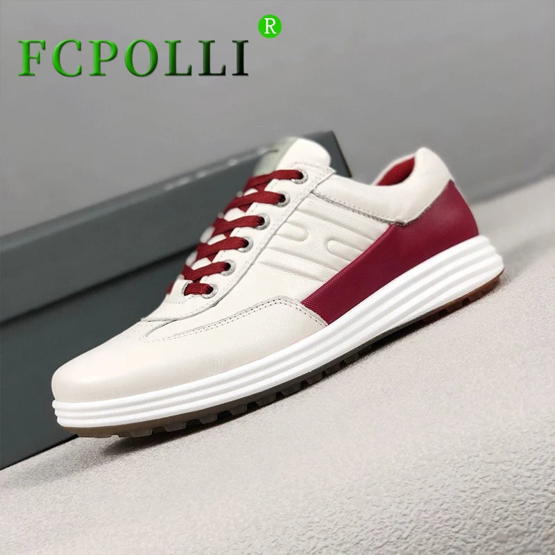 Мужские Нескользящие кроссовки для тренировок по гольфу, из натуральной кожи 
Мужские Нескользящие кроссовки для тренировок по гольфу, из натуральной кожи