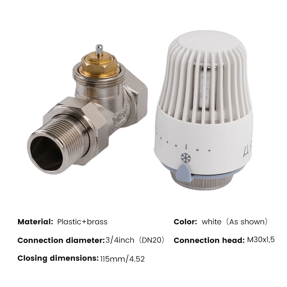 Valve 3/4In Return Temperature Limiter Thermostatic Valve Underfloor Heating Automatic Controller Heating Systems Accessories
Valve 3/4In Return Temperature Limiter Thermostatic Valve Underfloor Heating Automatic Controller Heating Systems Accessories
