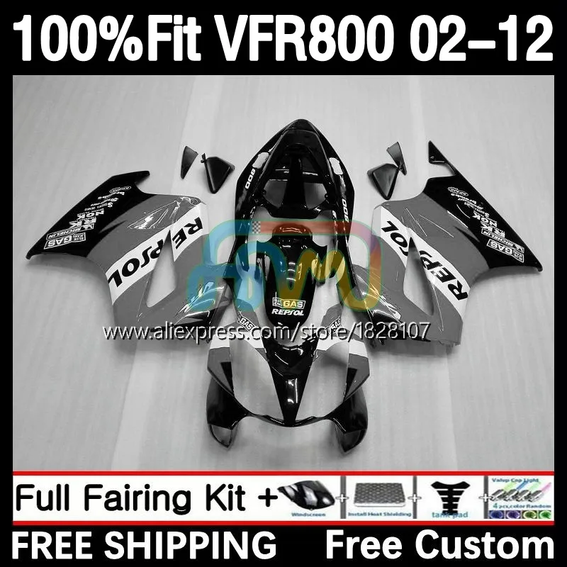 Injection For HONDA Interceptor VFR 800RR VFR800 RR 02-12 Grey Repsol 29No.42 VFR800RR 02 03 04 05 06 07 08 09 10 11 12 Fairing
Injection For HONDA Interceptor VFR 800RR VFR800 RR 02-12 Grey Repsol 29No.42 VFR800RR 02 03 04 05 06 07 08 09 10 11 12 Fairing