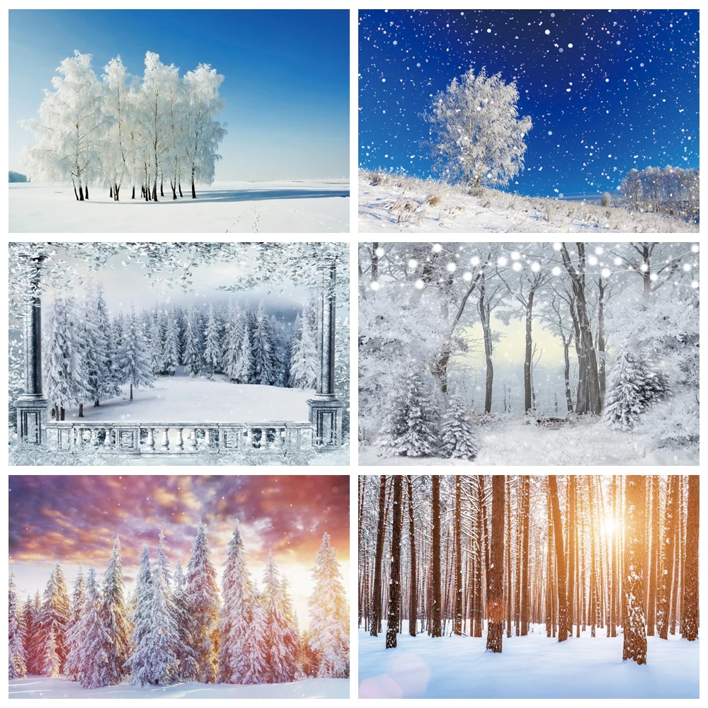 Winter Snowflake Background for Photography White Snow Forest Christmas Party Decor Tree Landscape Kids Baby Portrait Backdrop
Winter Snowflake Background for Photography White Snow Forest Christmas Party Decor Tree Landscape Kids Baby Portrait Backdrop