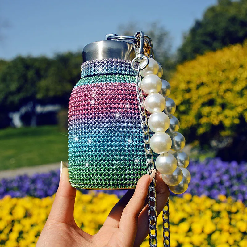 300ML Diamond Thermos Vacuum Bling Hot Water Thermos Stainless Steel Thermos Bottle Sparkling Large Insulated Bottle Coffee Mug
300ML Diamond Thermos Vacuum Bling Hot Water Thermos Stainless Steel Thermos Bottle Sparkling Large Insulated Bottle Coffee Mug
