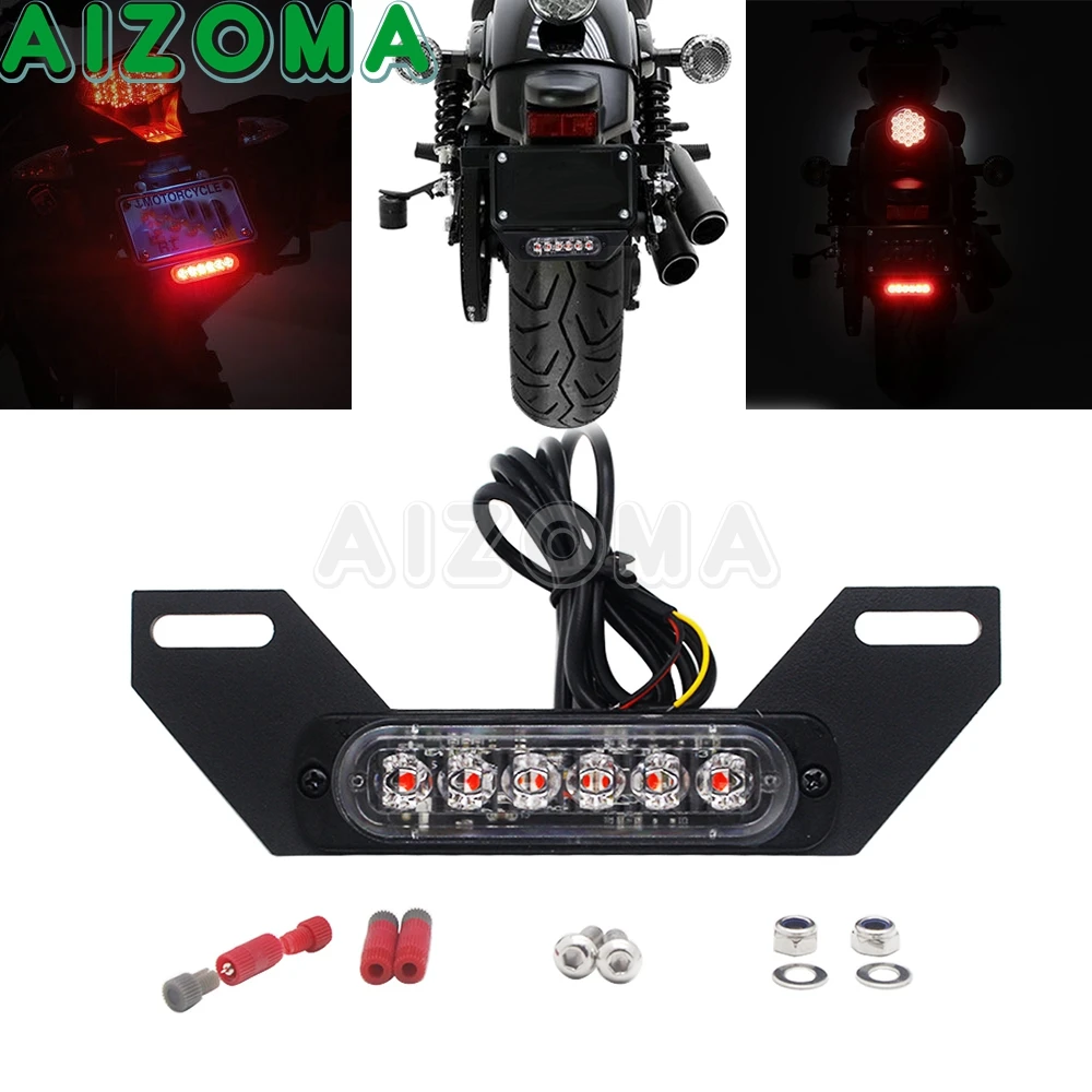 Универсальный вспомогательный светодиодный задний фонарь B6 для номерного знака, стоп-сигнал, вспышка с креплением для Мотоцикла BMW Harley Honda ...
Универсальный вспомогательный светодиодный задний фонарь B6 для номерного знака, стоп-сигнал, вспышка с креплением для Мотоцикла BMW Harley Honda ...