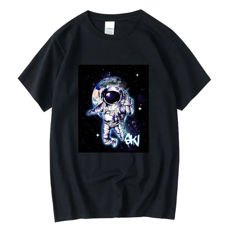 XINYI Men's high-quality t-shirt 100% cotton Funny Astronaut Design print loose o-neck t shirt for men short sleeve male top tee
XINYI Men's high-quality t-shirt 100% cotton Funny Astronaut Design print loose o-neck t shirt for men short sleeve male top tee