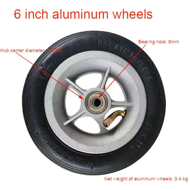Newest 6x1 1/4 Wheel Inner Tube Outer Tyre for 6*1 1/4 Inflation Tire Wheel Wheelchair Gas Mini Electric Scooter Accessory
Newest 6x1 1/4 Wheel Inner Tube Outer Tyre for 6*1 1/4 Inflation Tire Wheel Wheelchair Gas Mini Electric Scooter Accessory