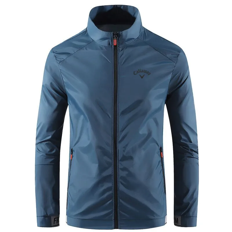 Men's Golf Jacket Summer Casual Stand Collar Long Sleeve Zipper Coats Summer Thin Lightweight Sportswear
Men's Golf Jacket Summer Casual Stand Collar Long Sleeve Zipper Coats Summer Thin Lightweight Sportswear
