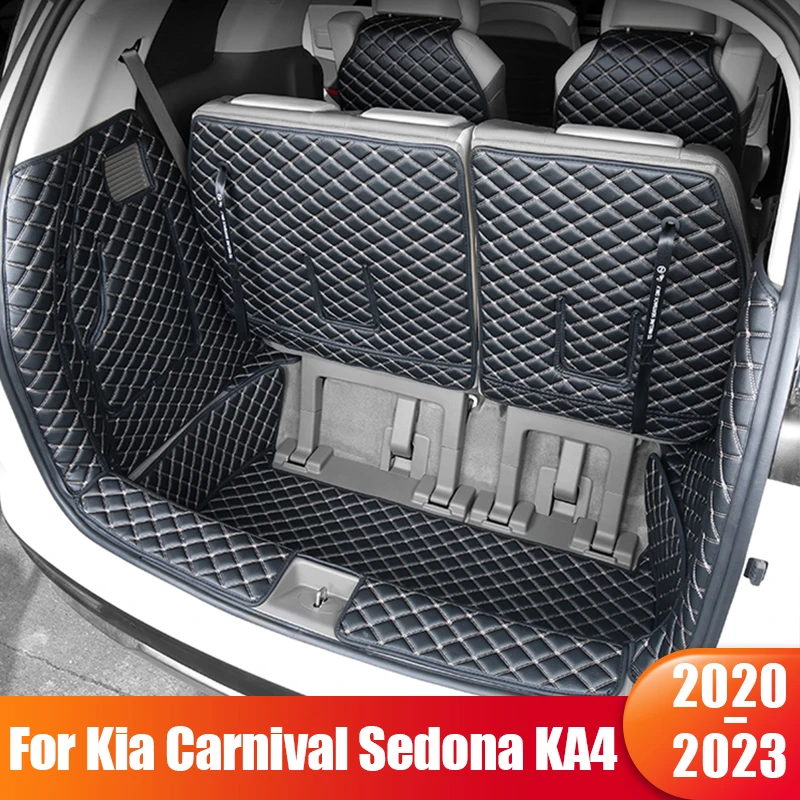 High quality Leather Car Trunk Mat For Kia Carnival Sedona KA4 2020 2021 2022 2023 Cargo Liner Cover Pad Carpet Accessories
High quality Leather Car Trunk Mat For Kia Carnival Sedona KA4 2020 2021 2022 2023 Cargo Liner Cover Pad Carpet Accessories
