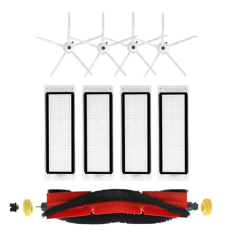 

Main Brush Side Brush HEPA Filter Replacement Accessories For Roborock S4 S5 S50 S51 S55 Robot Vacuum Cleaners