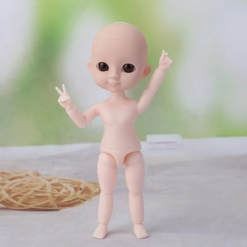 1/12 Nude Body Normal Skin 13CM BJD Doll 13 Ball Jointed Dolls Without Shoes Girls DIY Dress Up Toys
1/12 Nude Body Normal Skin 13CM BJD Doll 13 Ball Jointed Dolls Without Shoes Girls DIY Dress Up Toys