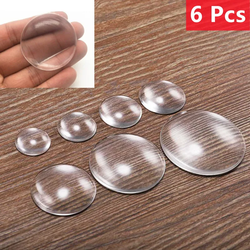6Pcs Transparent Soft Silicone Wall Protector Self-adhesive Door Handle Bumper Protective Plug Non-slip Round Doors Stop Muffler
6Pcs Transparent Soft Silicone Wall Protector Self-adhesive Door Handle Bumper Protective Plug Non-slip Round Doors Stop Muffler